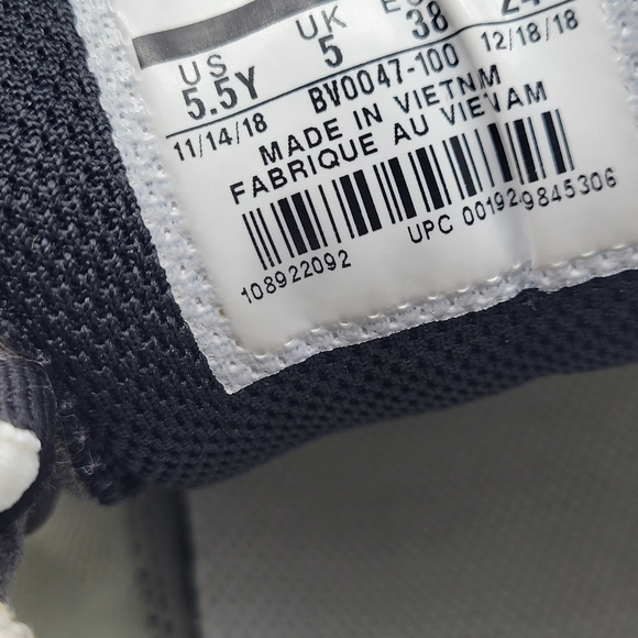 Nike Air Max Plus RF White Volt Black GS BV0047–100 Youth Size 5.5Y Neon GREEN - Picture 5 of 11